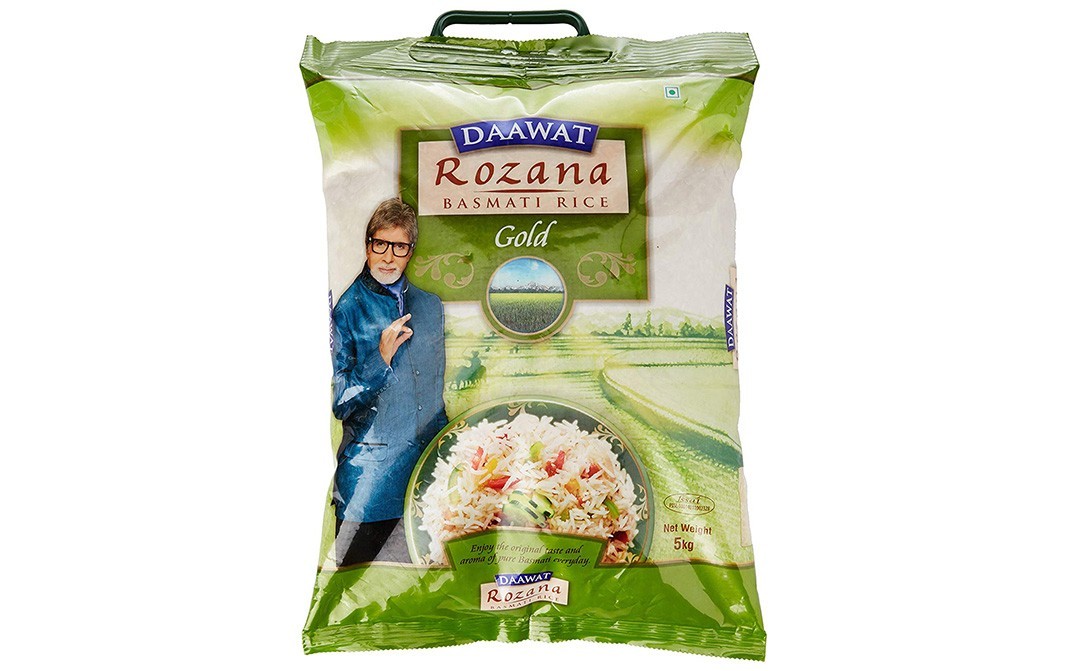 Daawat Rozana Basmati Rice Gold   Pack  5 kilogram